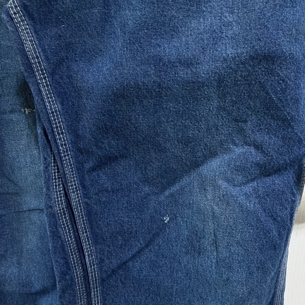 Vintage Big Smith Jean denim overalls size 10 worn distressed 90’s - Picture 11 of 14